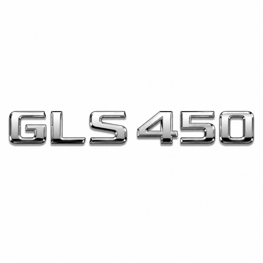 GLS 450 Krom Bagaj Yazısı Mercedes-Benz Uyumlu