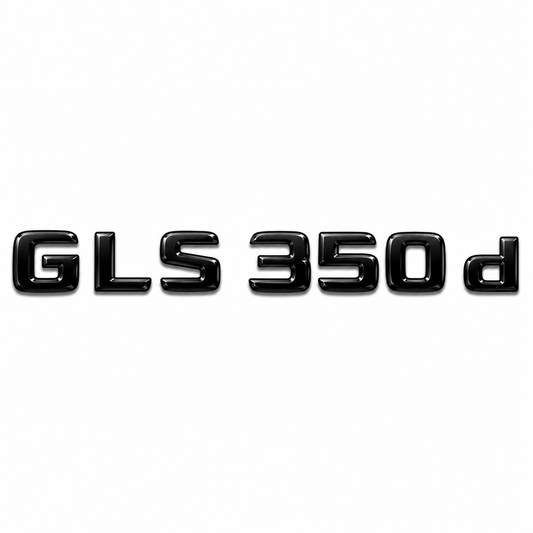 GLS 350 d Siyah Bagaj Yazısı Mercedes-Benz Uyumlu