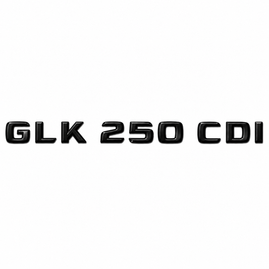 GLK 250 CDI Siyah Bagaj Yazısı Mercedes-Benz Uyumlu