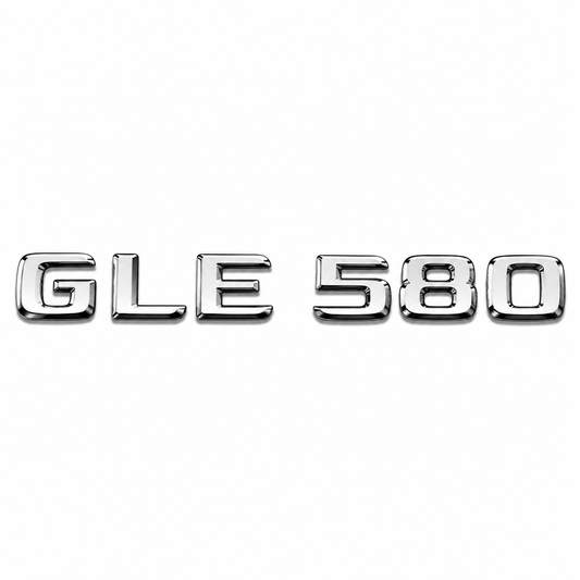 GLE 580 Krom Bagaj Yazısı Mercedes-Benz Uyumlu