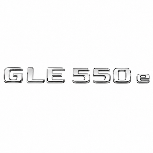 GLE 550 e Krom Bagaj Yazısı Mercedes-Benz Uyumlu