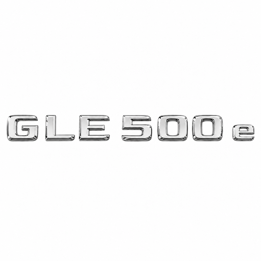 GLE 500 e Krom Bagaj Yazısı Mercedes-Benz Uyumlu
