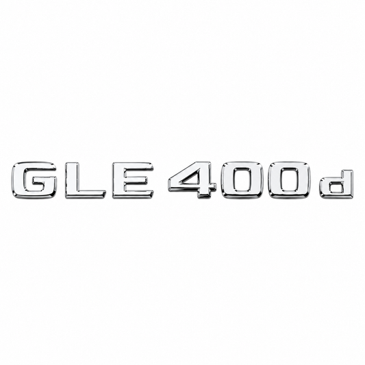 GLE 400 d Krom Bagaj Yazısı Mercedes-Benz Uyumlu