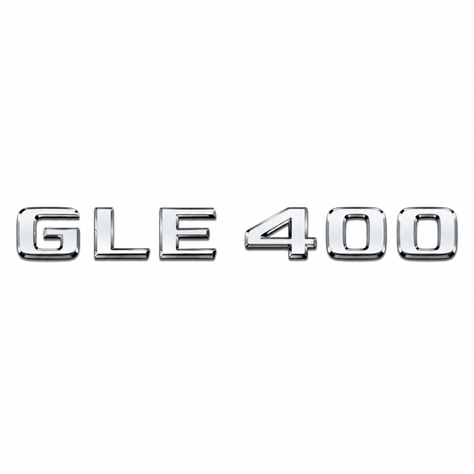 GLE 400 Krom Bagaj Yazısı Mercedes-Benz Uyumlu