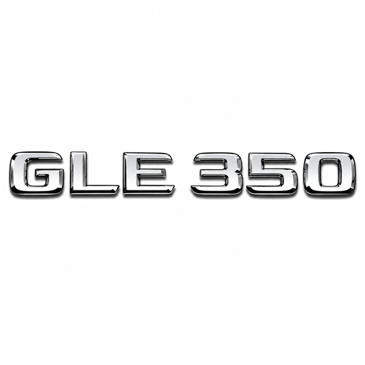 GLE 350 Krom Bagaj Yazısı Mercedes-Benz Uyumlu