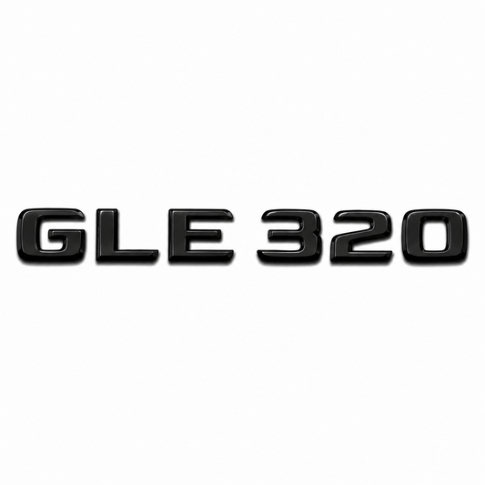 GLE 320 Siyah Bagaj Yazısı Mercedes-Benz Uyumlu