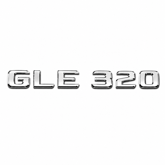 GLE 320 Krom Bagaj Yazısı Mercedes-Benz Uyumlu