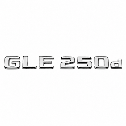 GLE 250 d Krom Bagaj Yazısı Mercedes-Benz Uyumlu