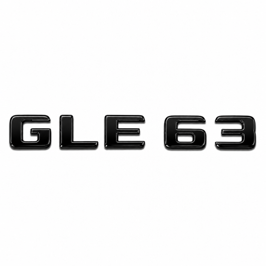 GLE 63 S Siyah Bagaj Yazısı Mercedes-Benz Uyumlu
