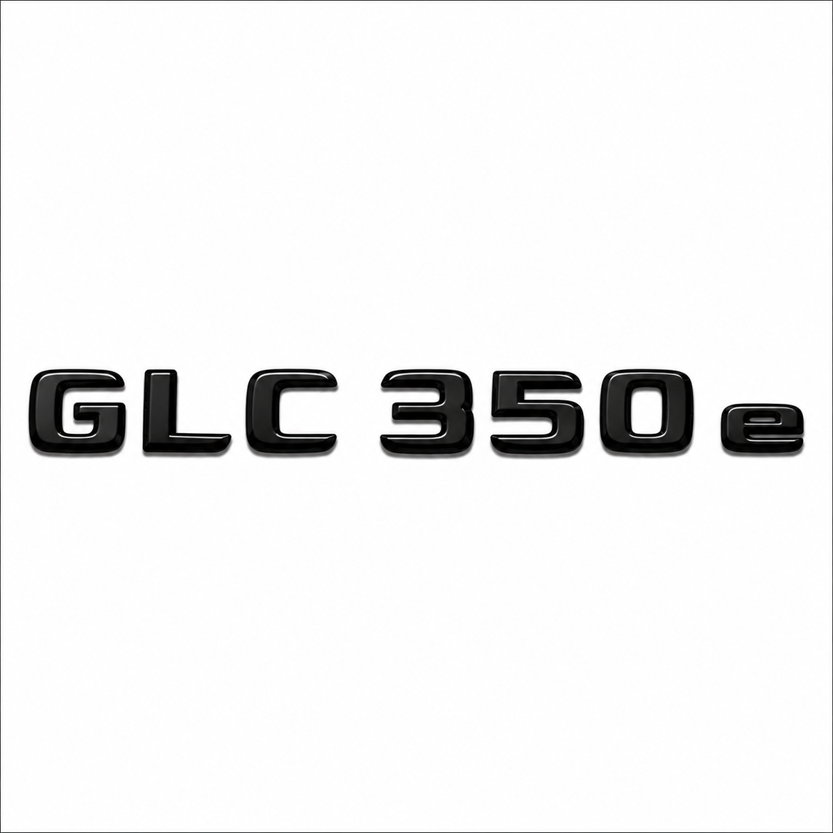 GLC 350 e Siyah Bagaj Yazısı Mercedes-Benz Uyumlu