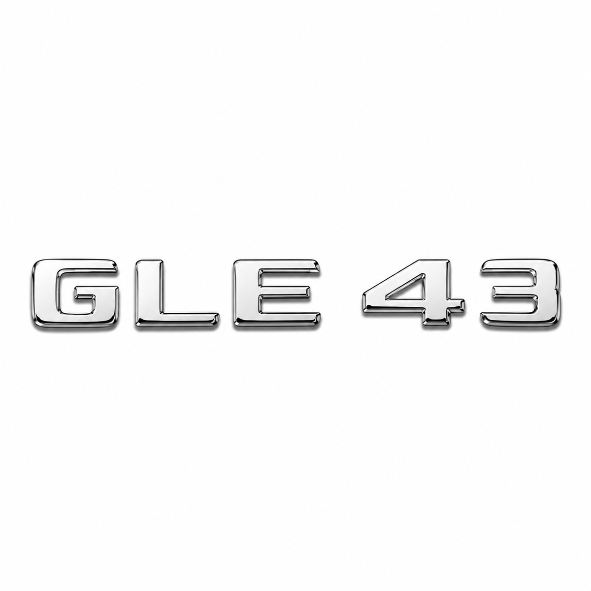 GLE 43 Krom Bagaj Yazısı Mercedes-Benz Uyumlu