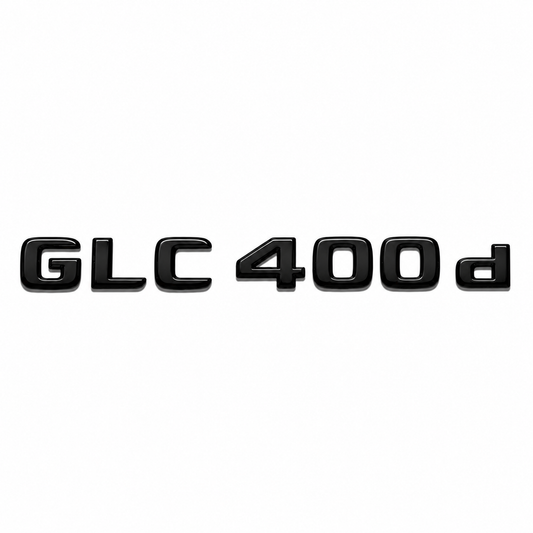 GLC 400 d Siyah Bagaj Yazısı Mercedes-Benz Uyumlu
