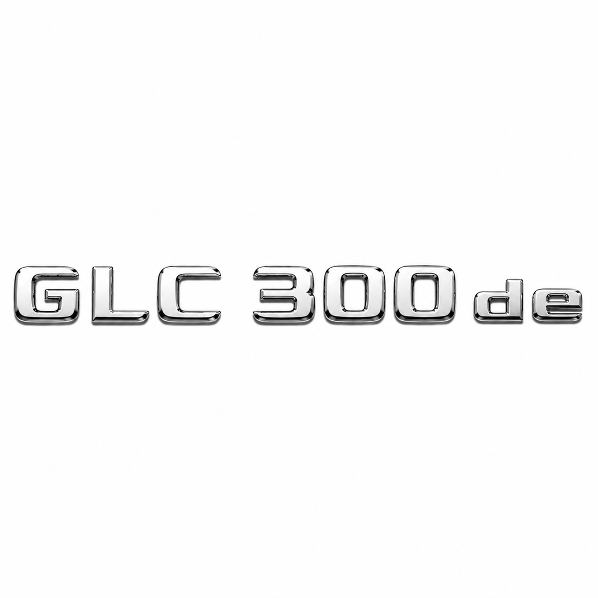 GLC 300 de Krom Bagaj Yazısı Mercedes-Benz Uyumlu