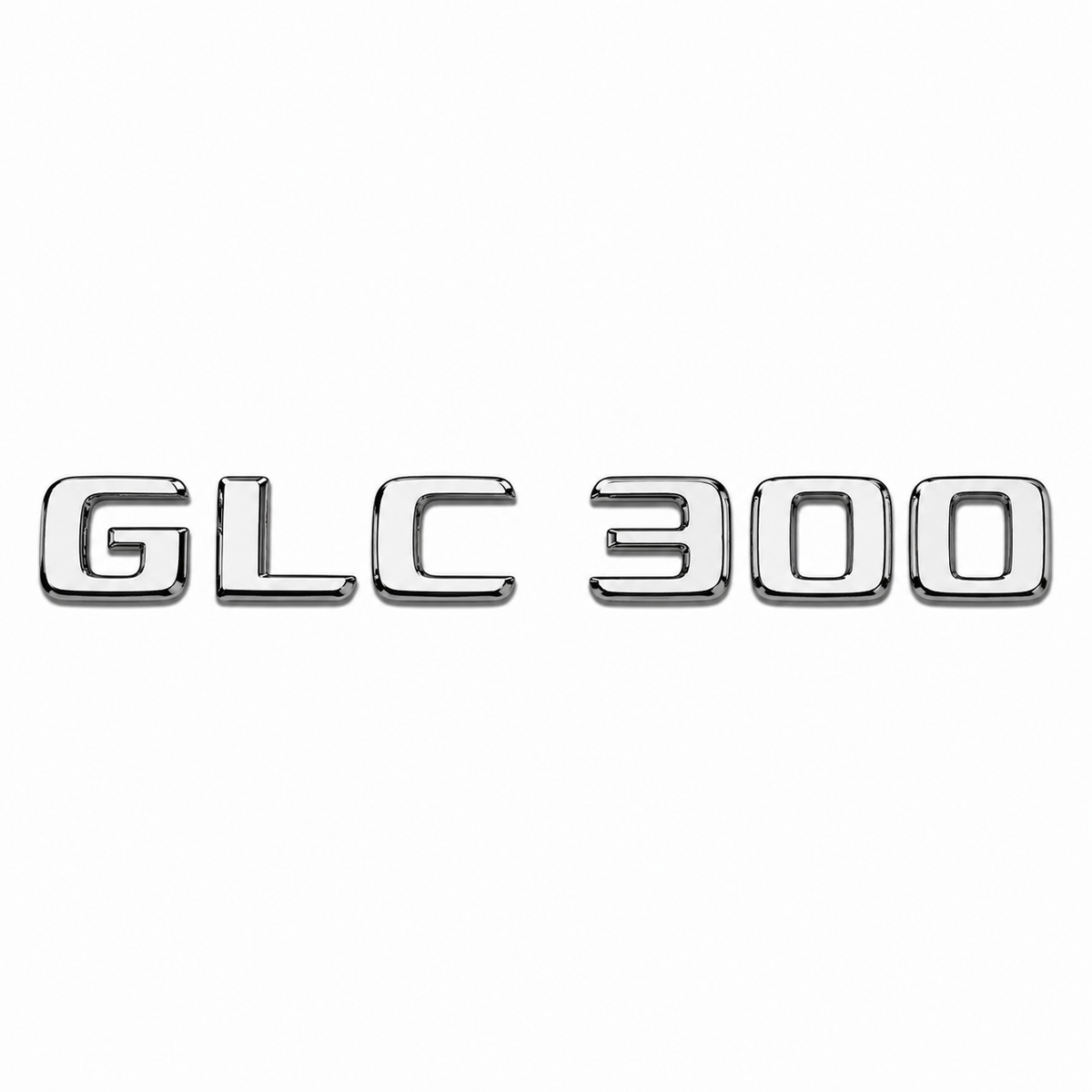 GLC 300 Krom Bagaj Yazısı Mercedes-Benz Uyumlu
