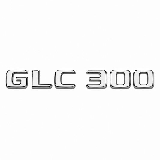 GLC 300 Krom Bagaj Yazısı Mercedes-Benz Uyumlu