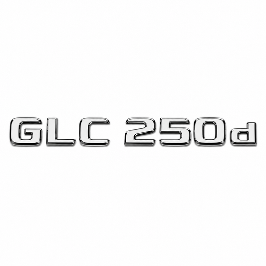 GLC 250 d Krom Bagaj Yazısı Mercedes-Benz Uyumlu
