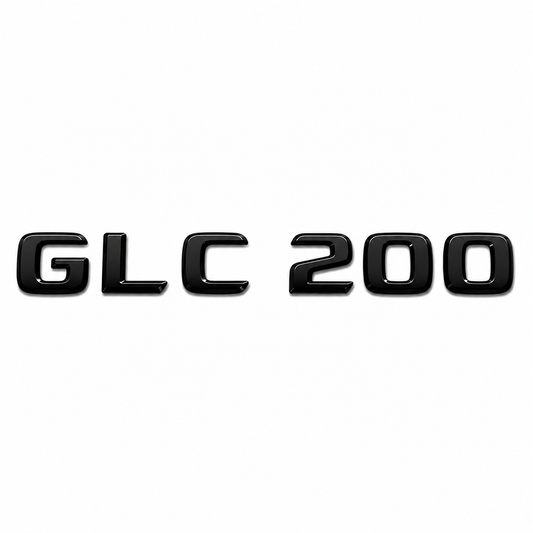 GLC 200 Siyah Bagaj Yazısı Mercedes-Benz Uyumlu