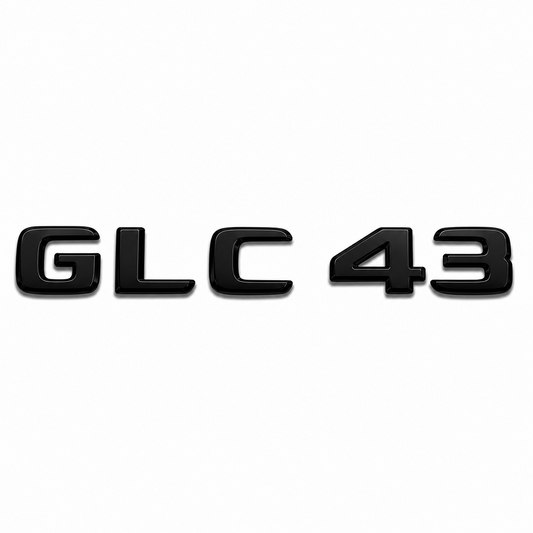 GLC 43 Siyah Bagaj Yazısı Mercedes-Benz Uyumlu