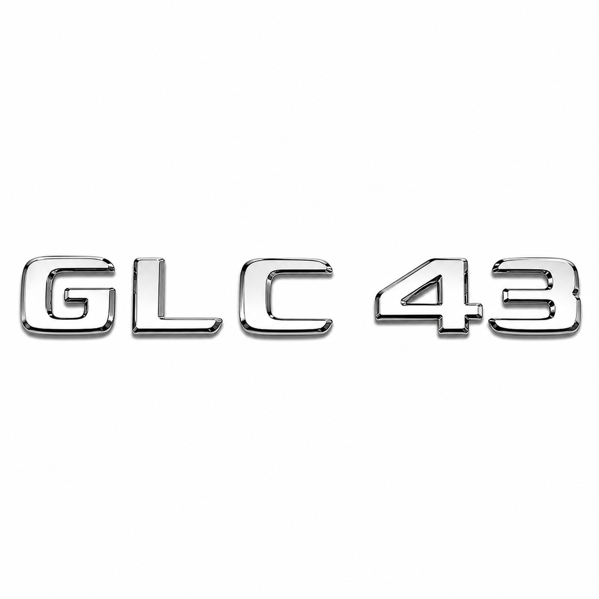 GLC 43 Krom Bagaj Yazısı Mercedes-Benz Uyumlu