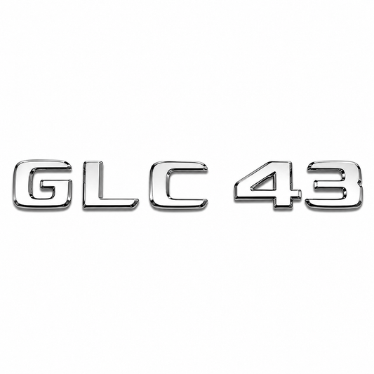 GLC 43 Krom Bagaj Yazısı Mercedes-Benz Uyumlu