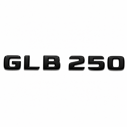 GLB 250 Siyah Bagaj Yazısı Mercedes-Benz Uyumlu