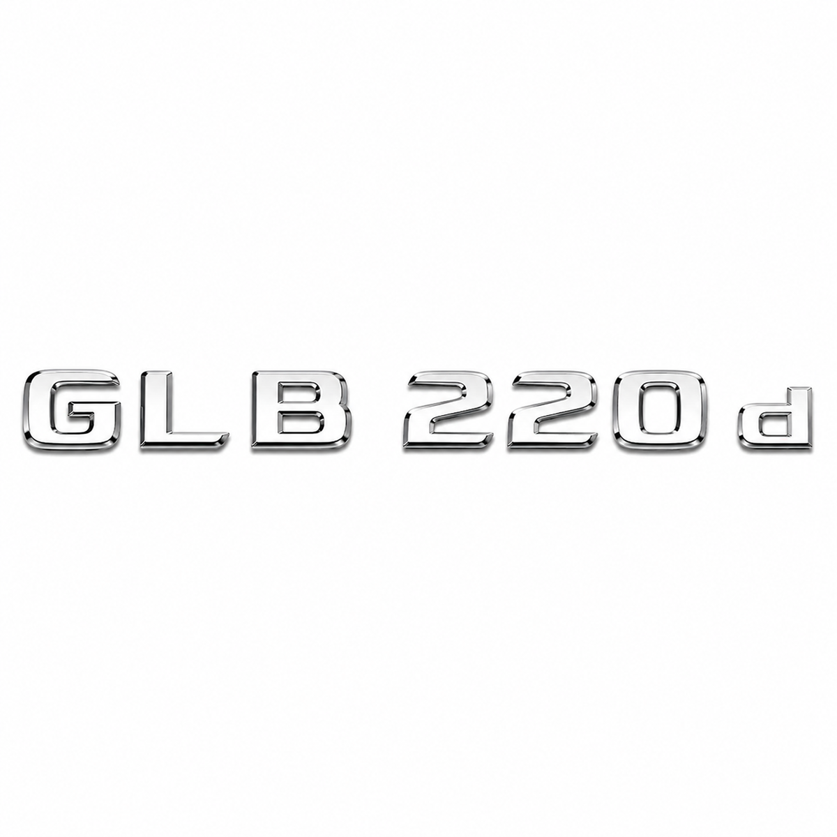 GLB 220 d Krom Bagaj Yazısı Mercedes-Benz Uyumlu