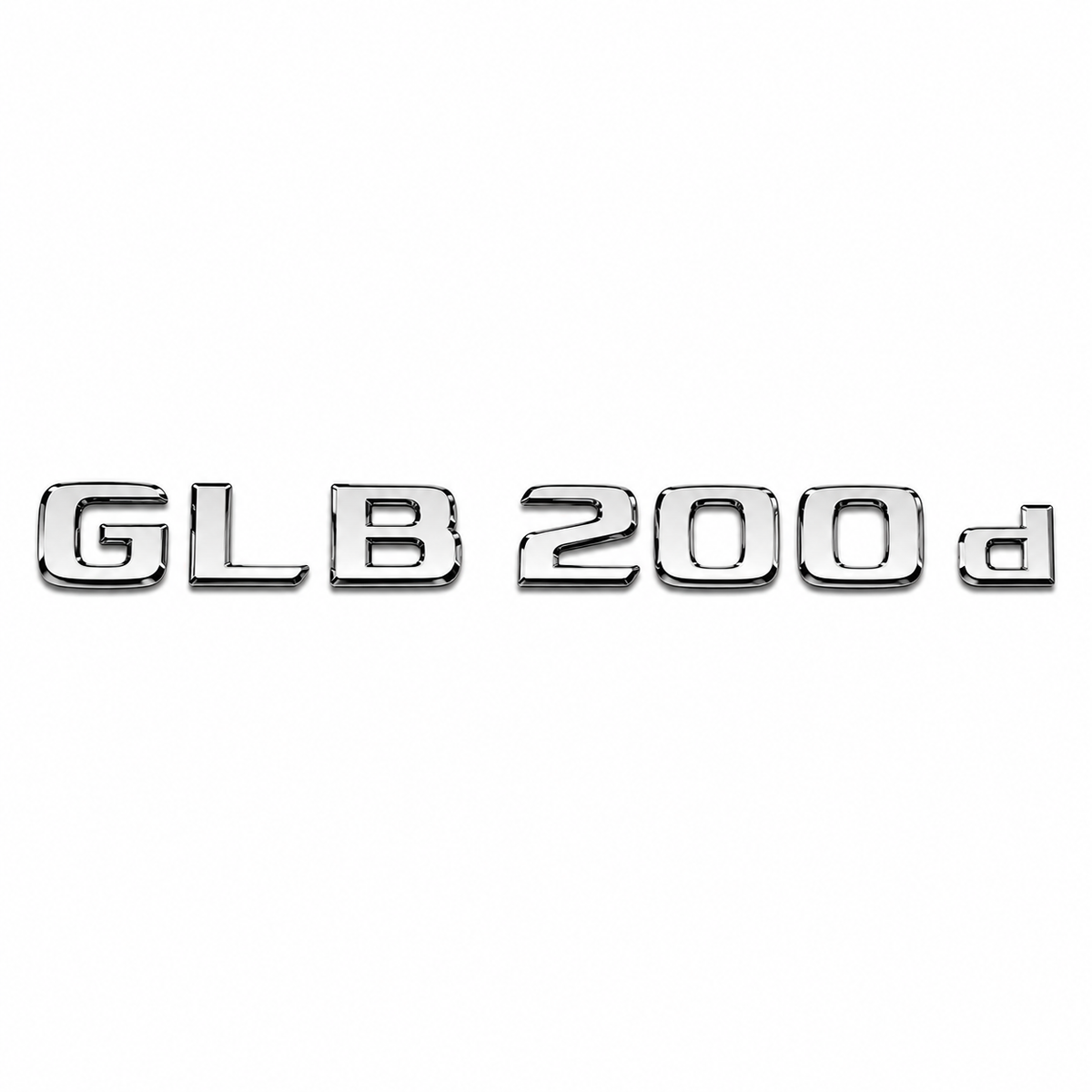 GLB 200 d Krom Bagaj Yazısı Mercedes-Benz Uyumlu