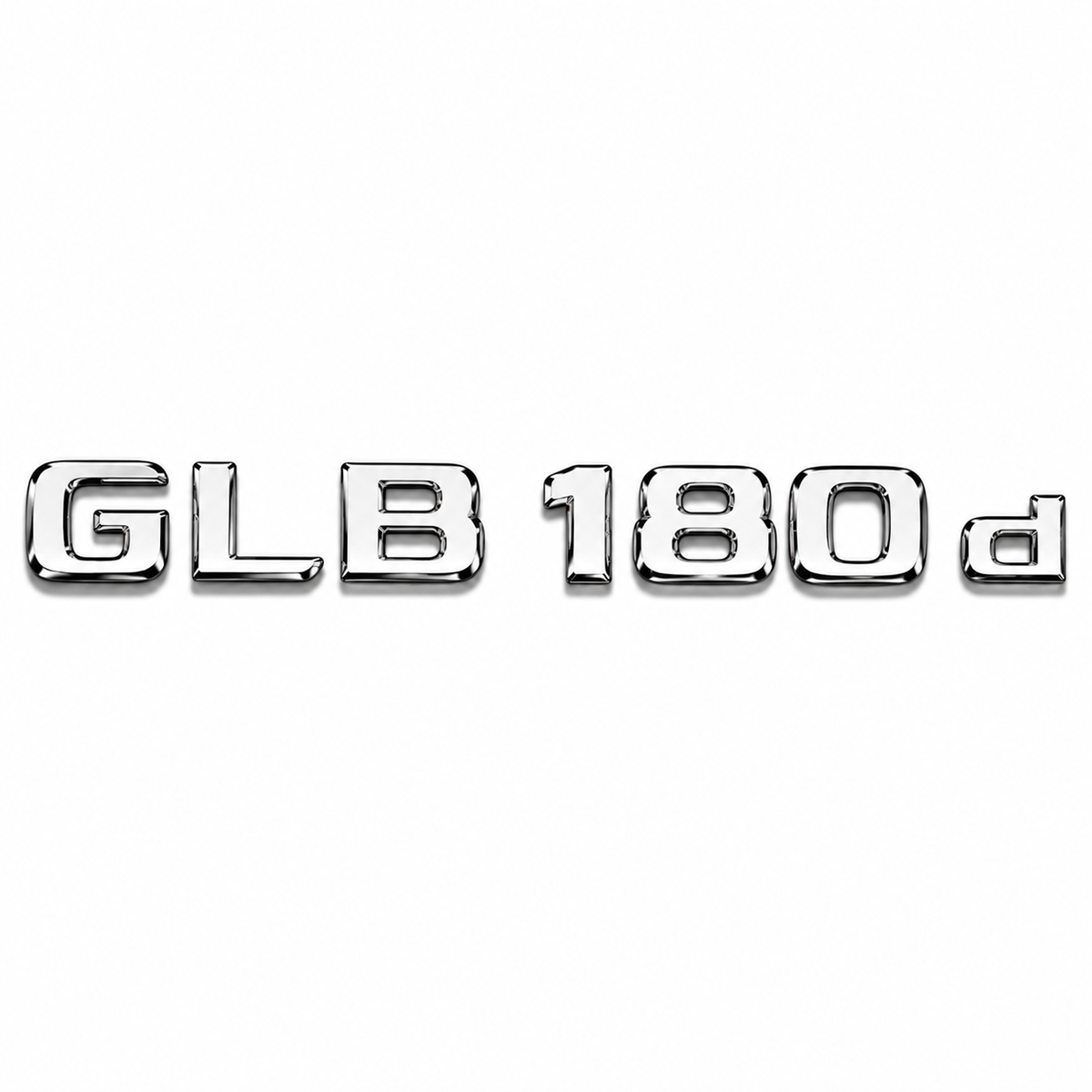 GLB 180 d Krom Bagaj Yazısı Mercedes-Benz Uyumlu
