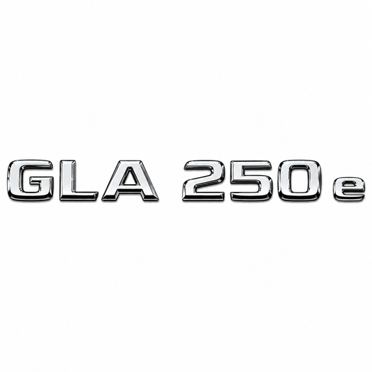 GLA 250 e Krom Bagaj Yazısı Mercedes-Benz Uyumlu