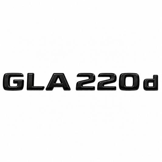 GLA 220 d Siyah Bagaj Yazısı Mercedes-Benz Uyumlu