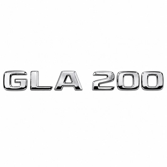 GLA 200 Krom Bagaj Yazısı Mercedes-Benz Uyumlu