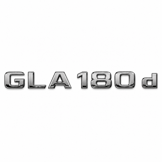 GLA 180 d Krom Bagaj Yazısı Mercedes-Benz Uyumlu