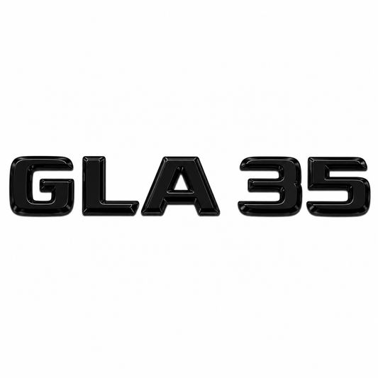 GLA 35 Mercedes-Benz GLA 35 yazısı Siyah Bagaj Yazısı Mercedes-Benz Uyumlu