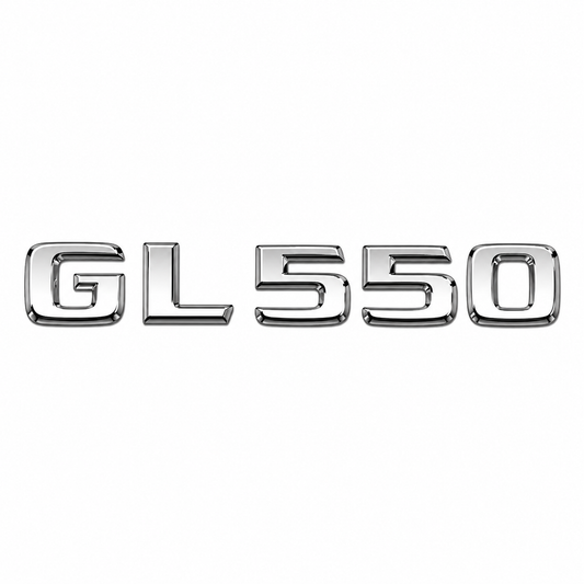 GL 550 Krom Bagaj Yazısı Mercedes-Benz Uyumlu