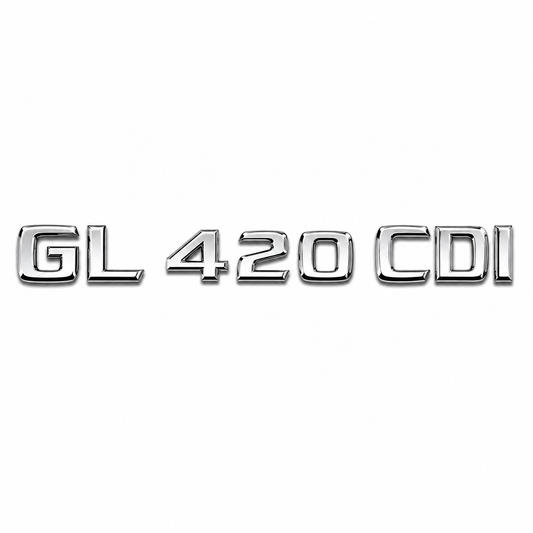 GL 420 CDI Krom Bagaj Yazısı Mercedes-Benz Uyumlu