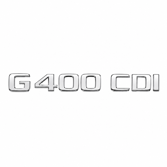 G 400 CDI Krom Bagaj Yazısı Mercedes-Benz Uyumlu