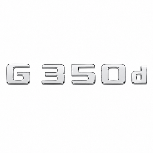 G 350 d Krom Bagaj Yazısı Mercedes-Benz Uyumlu