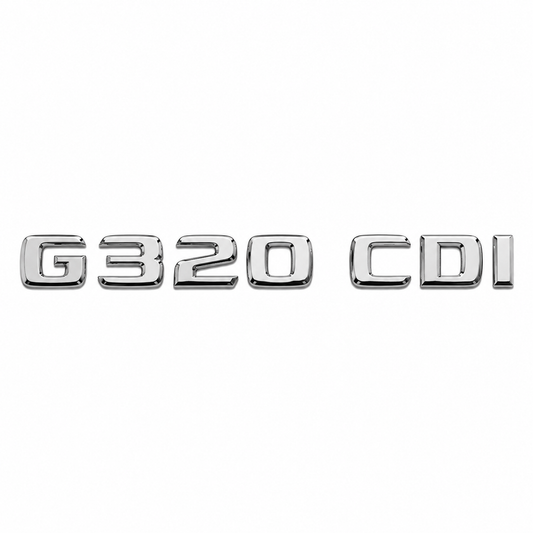 G 320 CDI Krom Bagaj Yazısı Mercedes-Benz Uyumlu