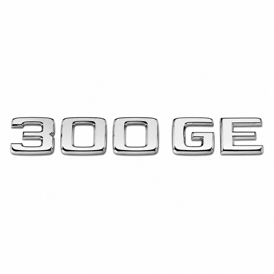 300 GE Krom Bagaj Yazısı Mercedes-Benz Uyumlu