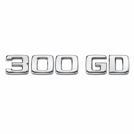300 GD Krom Bagaj Yazısı Mercedes-Benz Uyumlu