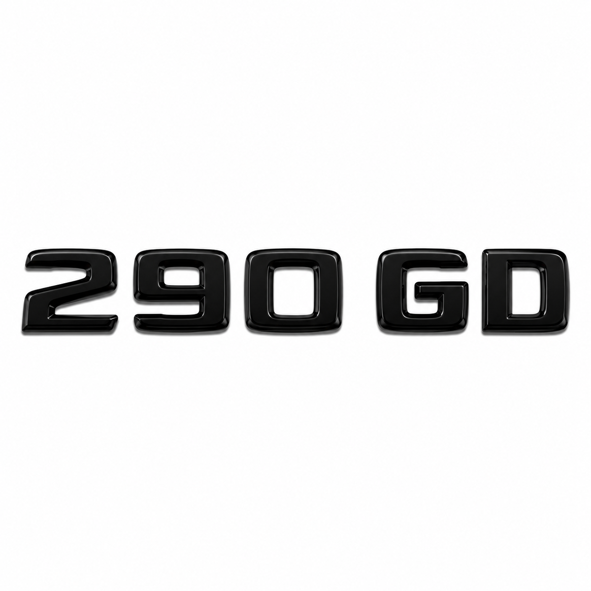 290 GD Siyah Bagaj Yazısı Mercedes-Benz Uyumlu