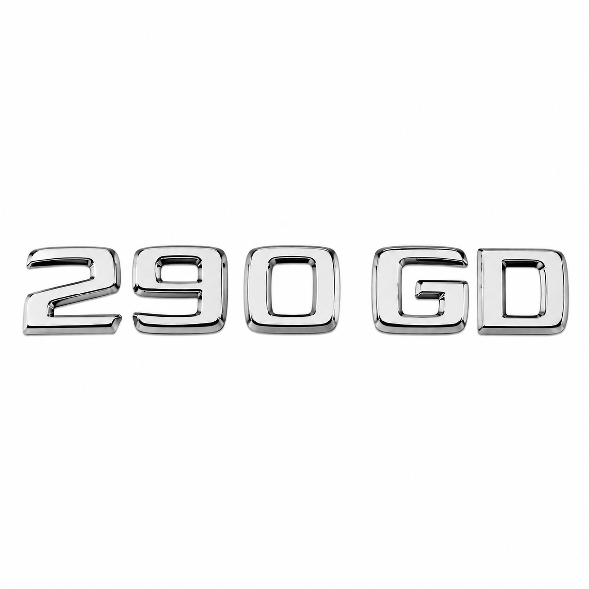 290 GD Krom Bagaj Yazısı Mercedes-Benz Uyumlu