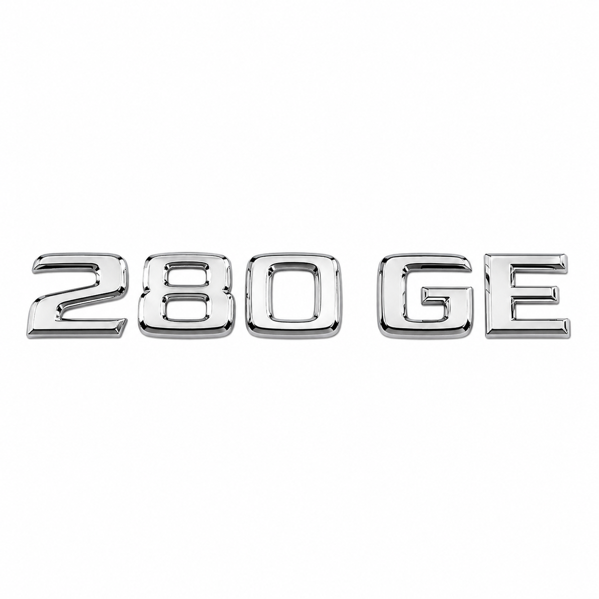 280 GE Krom Bagaj Yazısı Mercedes-Benz Uyumlu