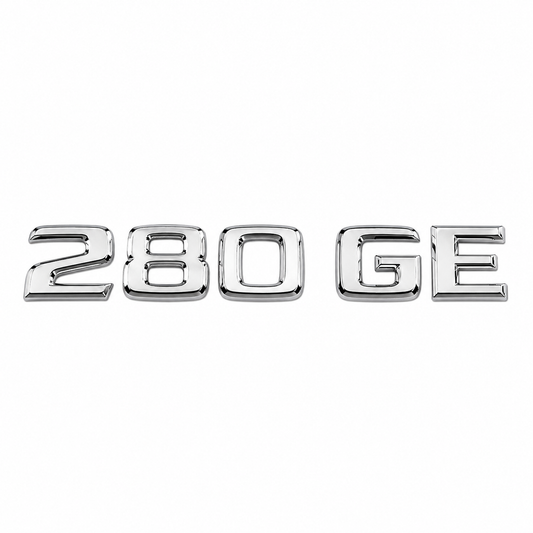 280 GE Krom Bagaj Yazısı Mercedes-Benz Uyumlu