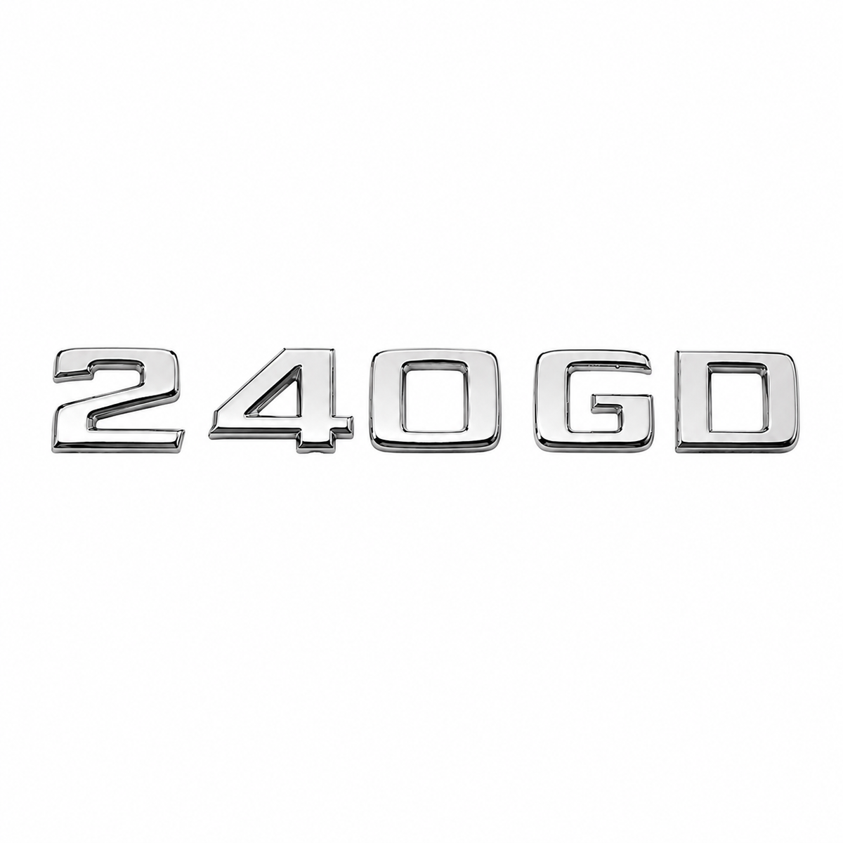 240 GD Krom Bagaj Yazısı Mercedes-Benz Uyumlu