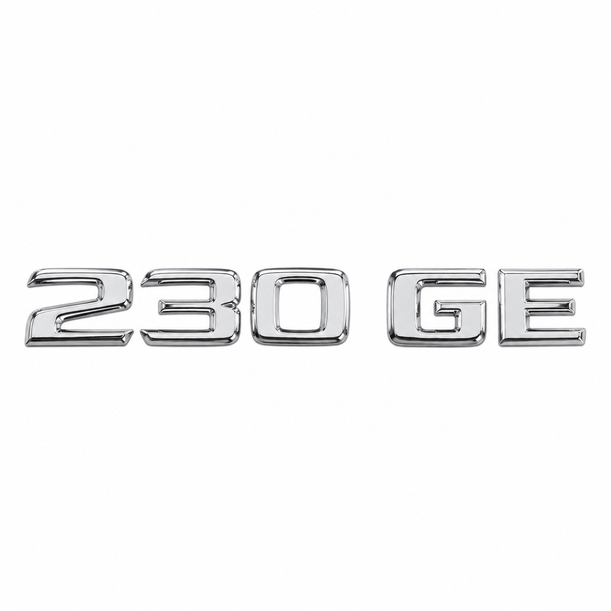 230 GE Krom Bagaj Yazısı Mercedes-Benz Uyumlu