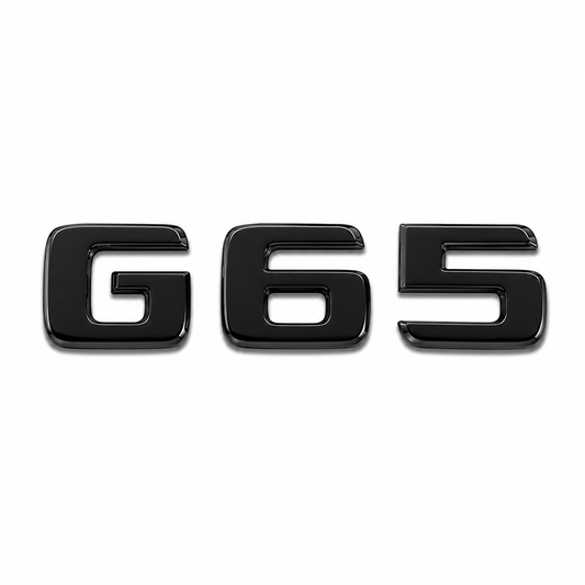 G 65 Siyah Bagaj Yazısı Mercedes-Benz Uyumlu