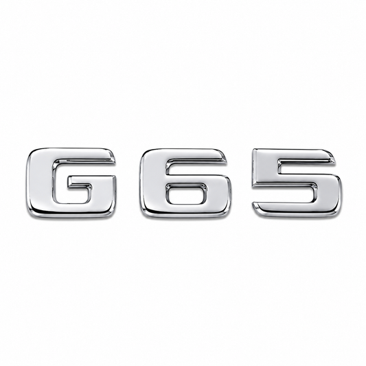 G 65 Krom Bagaj Yazısı Mercedes-Benz Uyumlu