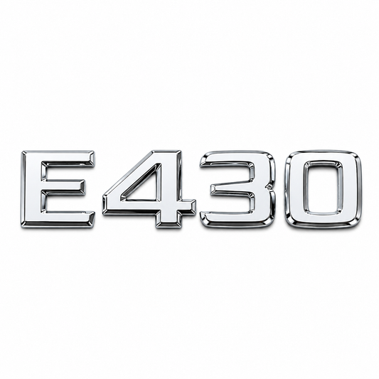 E 430 Krom Bagaj Yazısı Mercedes-Benz Uyumlu