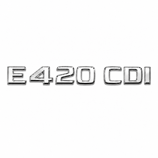E 420 CDI Krom Bagaj Yazısı Mercedes-Benz Uyumlu
